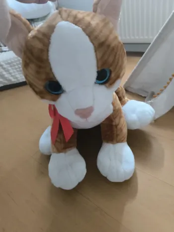Grande peluche  chat