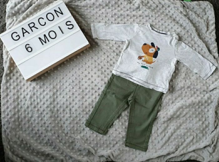 Ensemble bébé garçon Creeks et Kimadi 6 mois