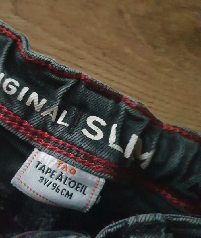 💚 Jeans slim 3 ans Tape à l'œil #emyfleury_3ansgarçon - photo numéro 2