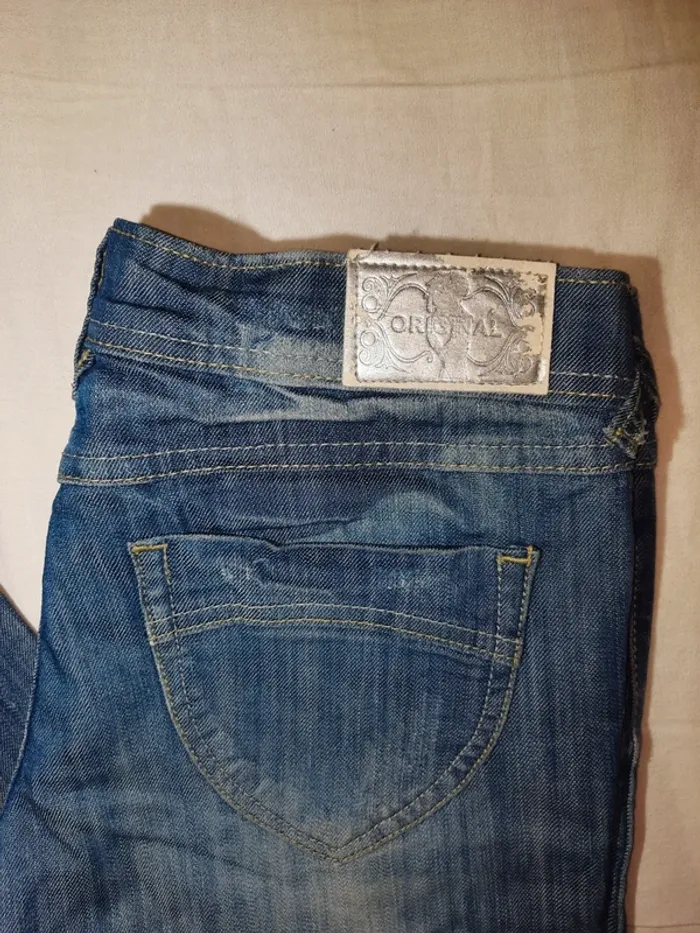 Jean coupe droite original denim - photo numéro 3