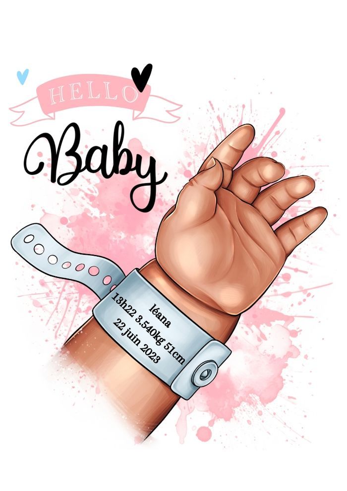 affiche naissance personnalisé - photo numéro 2