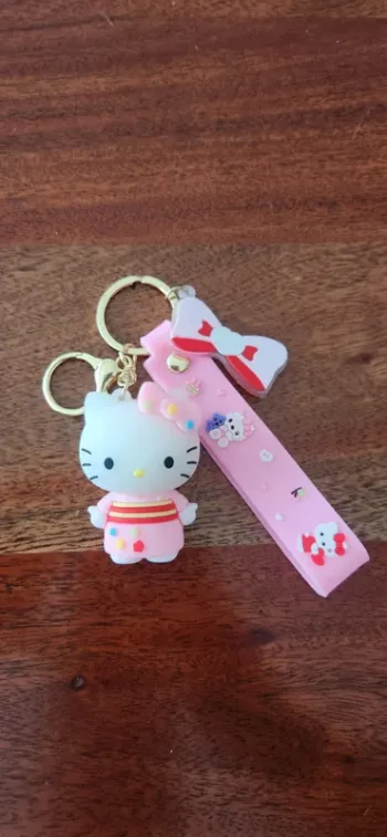 Porte-Clés Hello Kitty Rose & Rouge