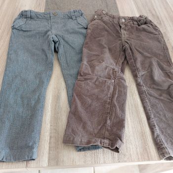 Lot 2 pantalons garçon 3 ans