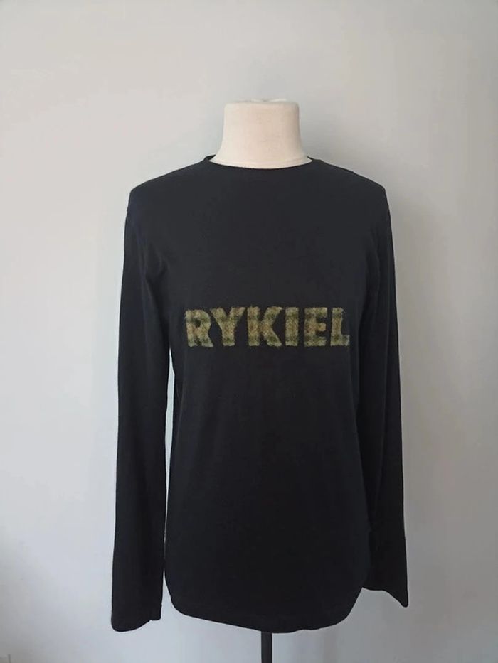 T-shirt à manches longues Rykiel noir taille M