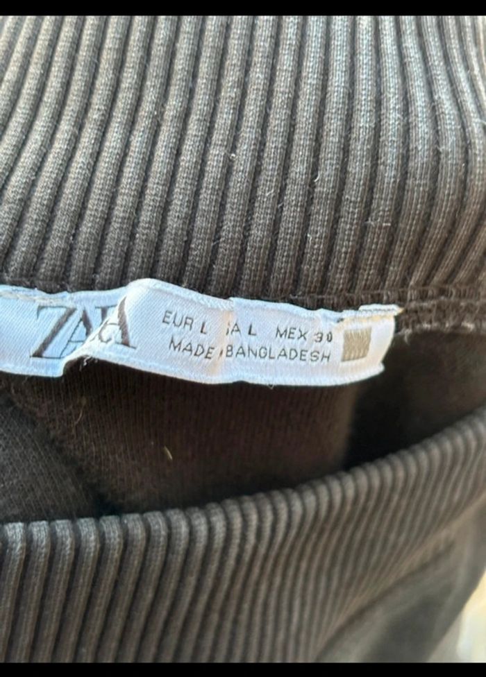 Pull long en coton manche 3/4 Zara - photo numéro 6