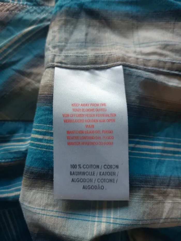 Chemise à carreaux manches longues - photo numéro 4