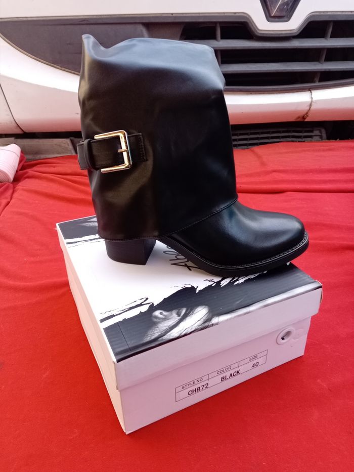 Bottines femme noires à talon – Style chic – Pointure 40 39 36 37 – Neuves - photo numéro 4