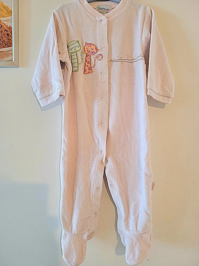 Pyjama rose pâle premaman Taille 18 mois - photo numéro 2