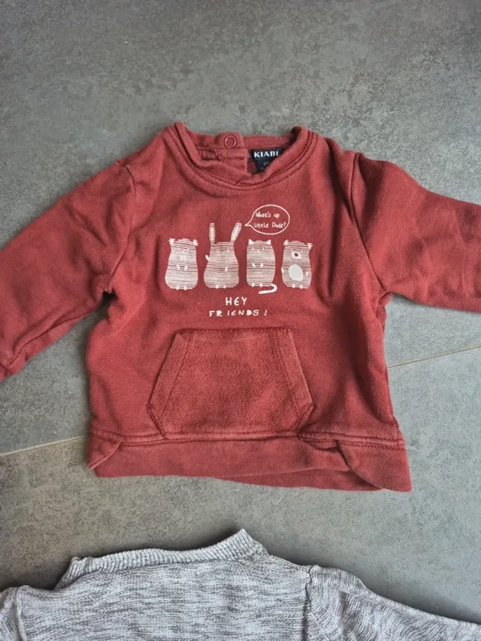 Lot de pulls et vestes 6 mois bébé garçon - photo numéro 14
