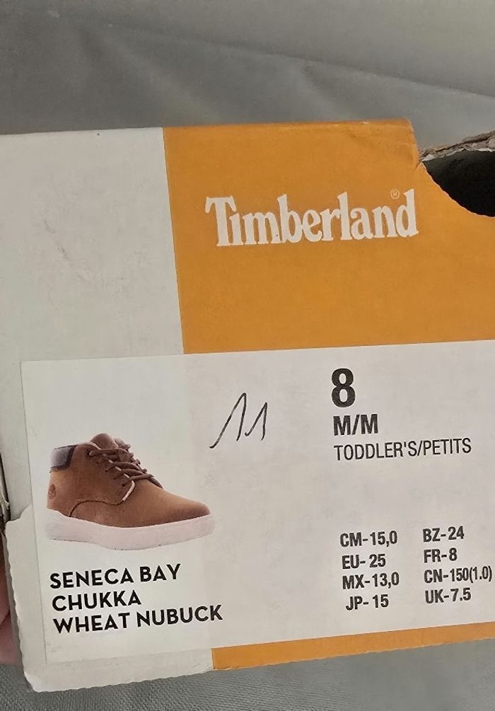 NEUVES  (non portées) 🏷😍💙superbes  bottines TIMBERLAND  pointure 25 garçon (prix ferme) 🤎🤎🤩😍👌👌 - photo numéro 9