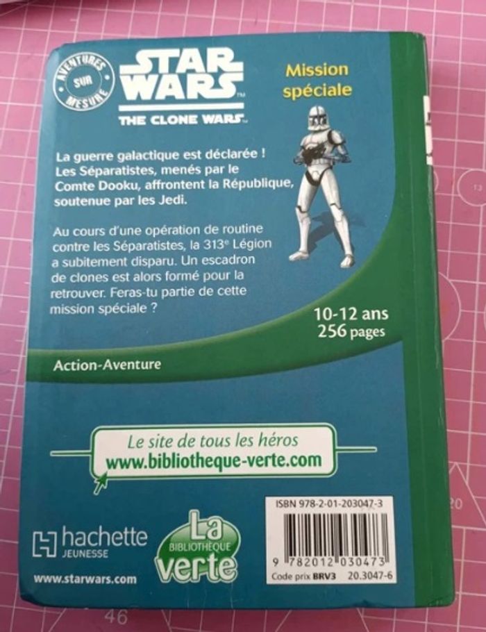 Livre StarWars The Clone Wars bibliothèque verte C'est toi le héros - photo numéro 2