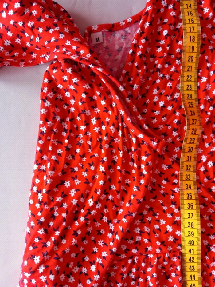Robe longue motifs fleurie taille M - photo numéro 8
