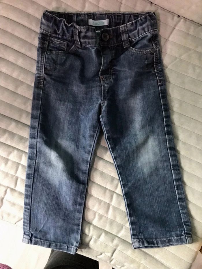 Jean taille élastique