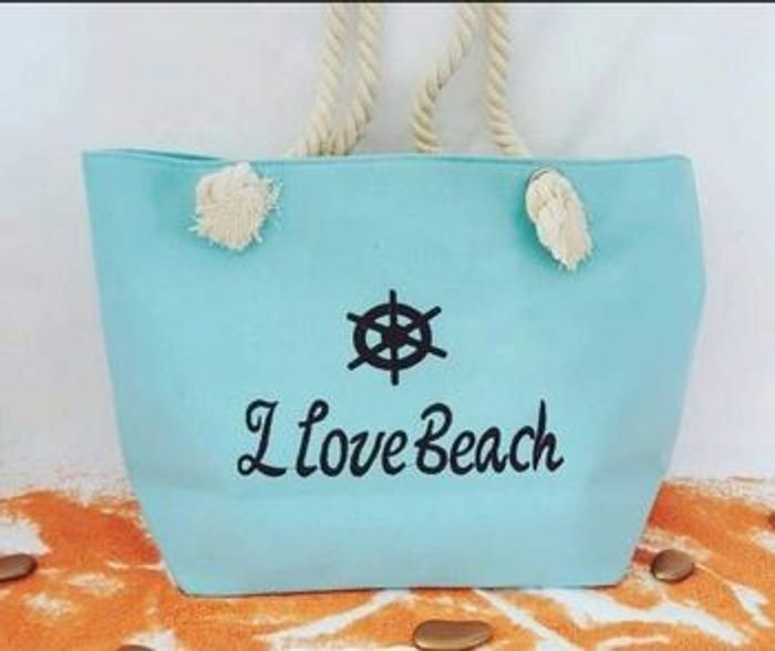 Sac de plage Bleu