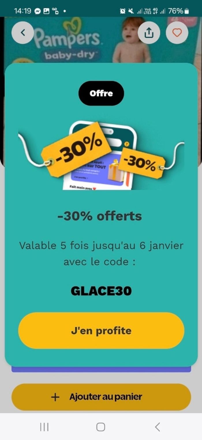 Couche taille 3 Baby Dry Pampers : 150 couches - photo numéro 4