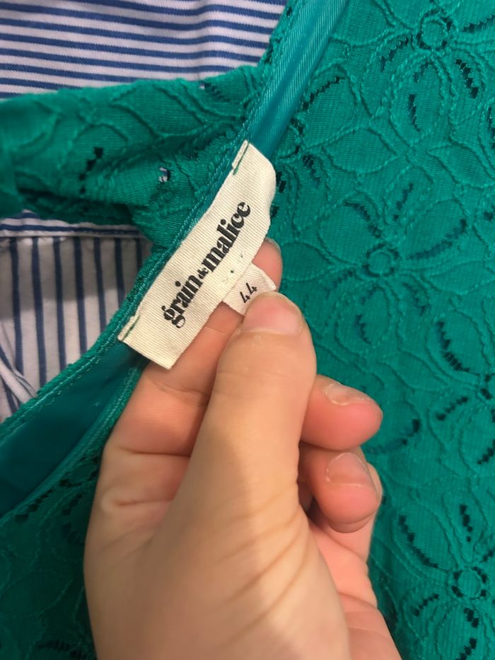 Robe verte grain de malice - photo numéro 2