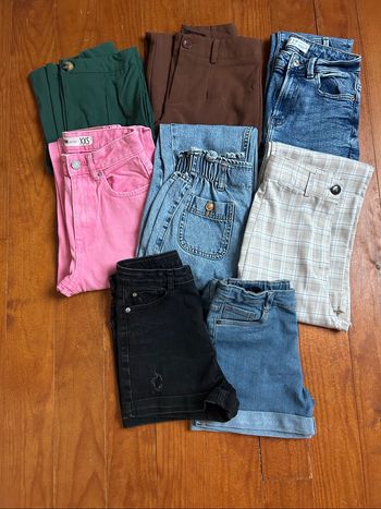 Lot de pantalons / jeans / shorts taille XS/S