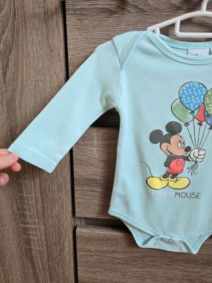 Vêtement Bébé - Bodies Mickey - Disney - 12 mois - photo numéro 10