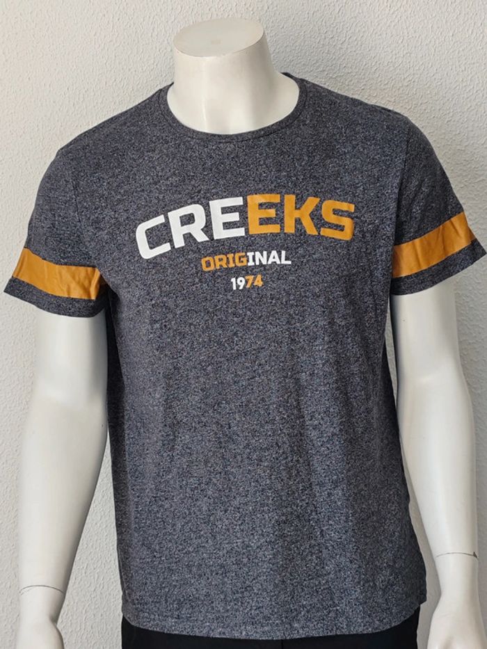 T.shirt homme gris Creeks - photo numéro 3