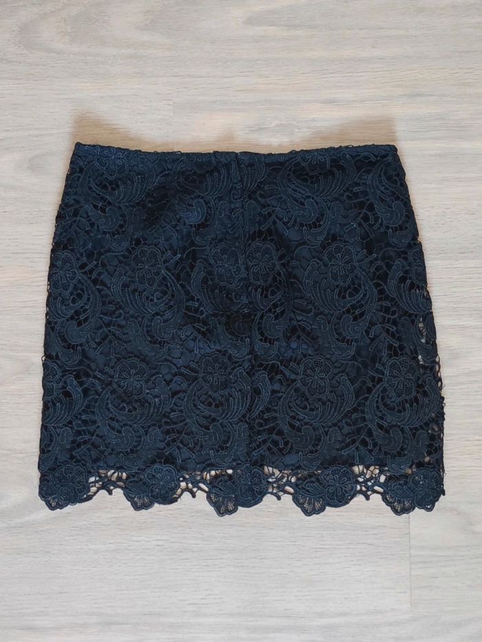 Mini jupe droite dentelle noir / H&M Divided - 36/S - photo numéro 6