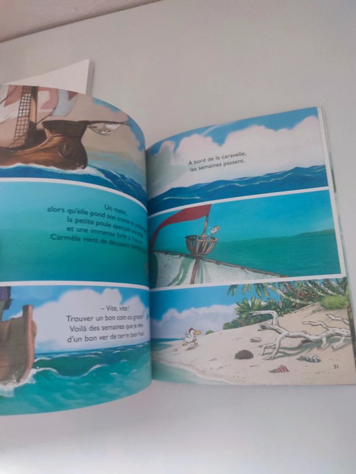 Lot de deux livres enfants Claudie ponti et les p'tites poules - photo numéro 3