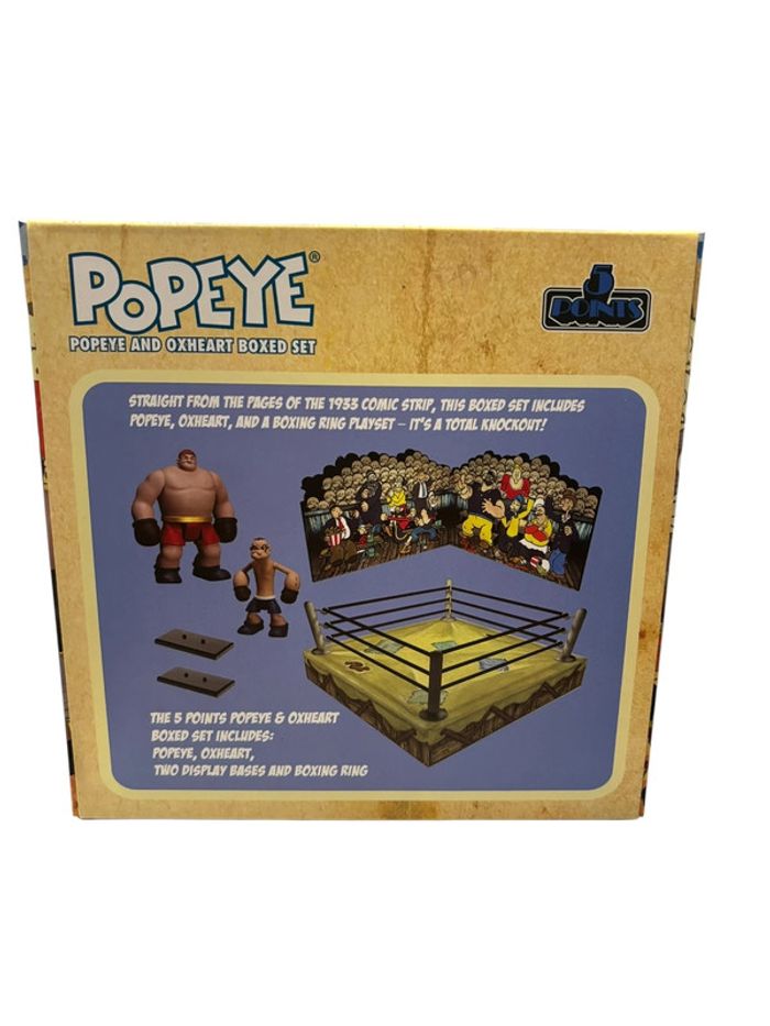 Coffret Popeye And Oxheart boxed set 5 points Mezco neuf - photo numéro 2