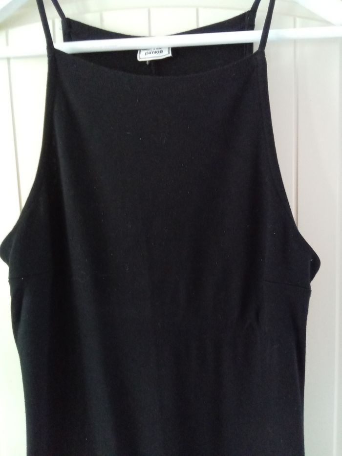 Robe noire longue à bretelles Pimkie taille 40 - photo numéro 3