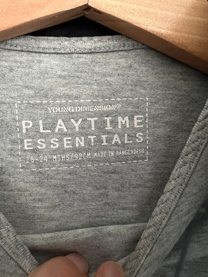 Ensemble 24 mois marine et gris - photo numéro 3