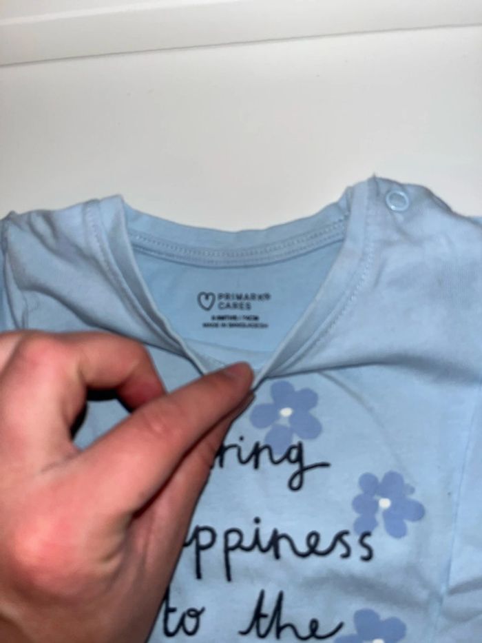 Ensemble Haut et Legging bleu marine 9 mois mots d enfants - photo numéro 6