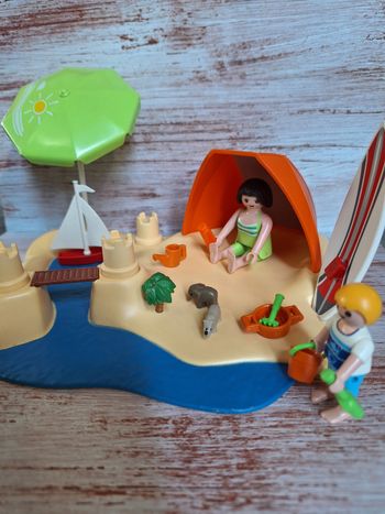 Figurines Playmobil Vacances à la plage
