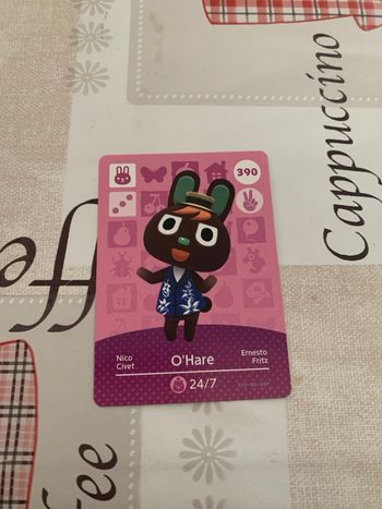 Carte amiibo o’hare 390