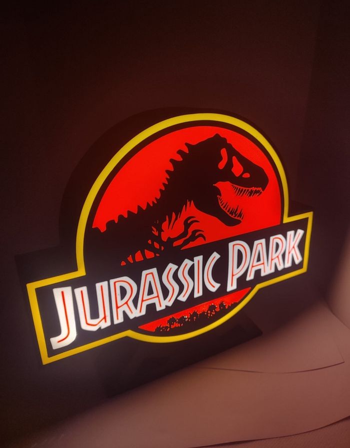 Lampe led lumineuse jurassic park - photo numéro 2