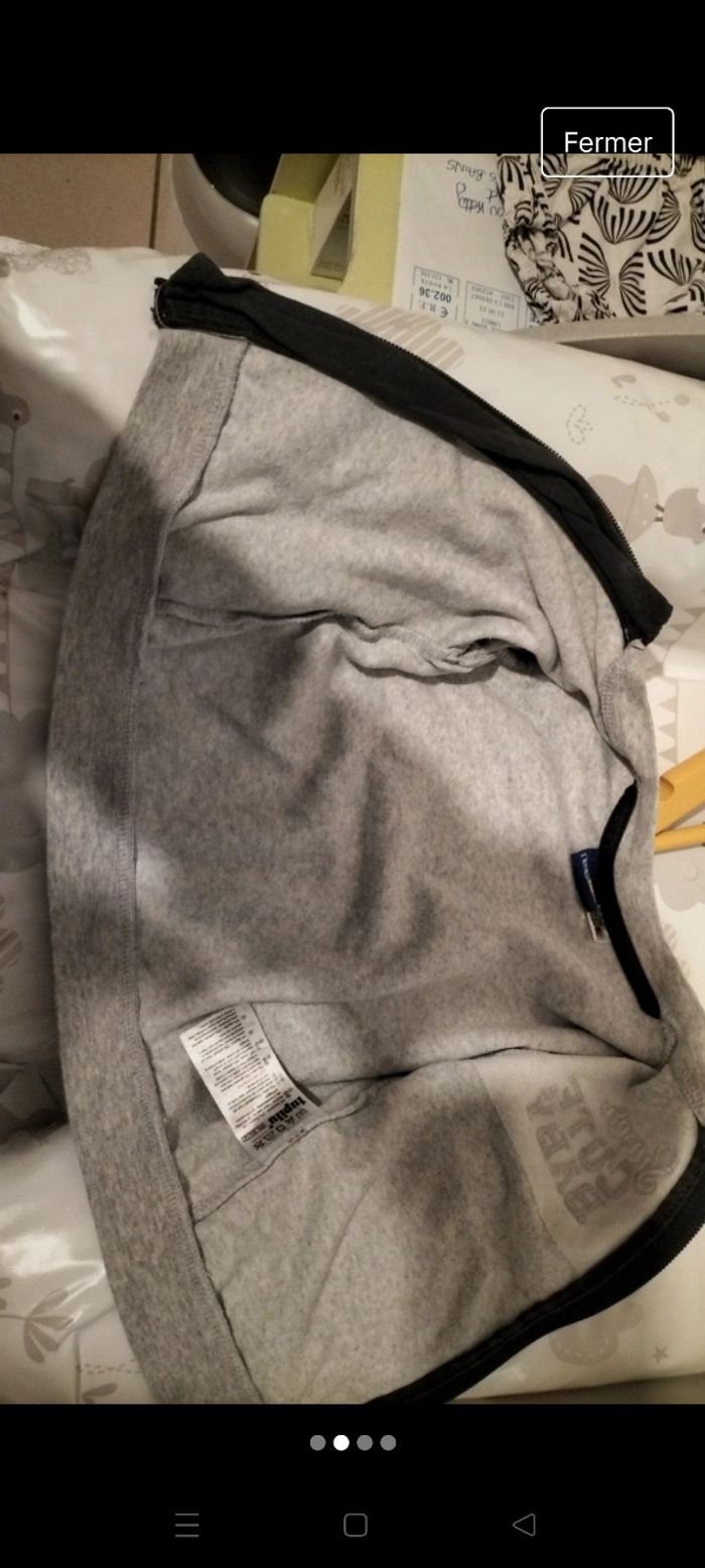 Gilet gris - photo numéro 2