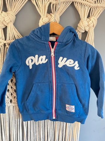 Gilet zippé t.12/18m