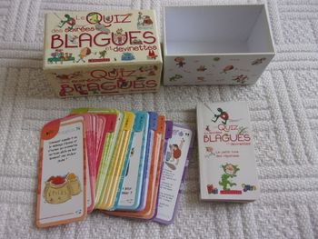 coffret "le quizz des soirées blagues et devinettes"   NEUF