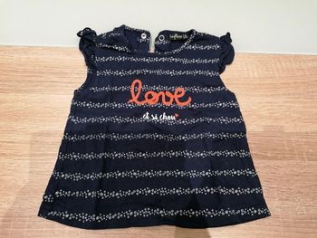 T-shirts sans manche 12mois