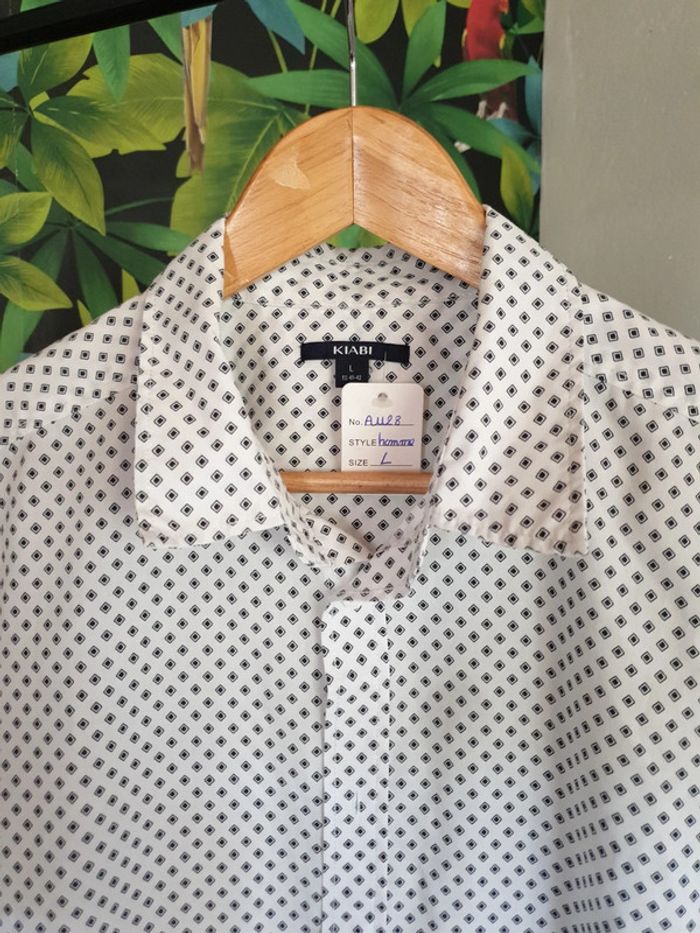 Chemise été petits losanges - photo numéro 2