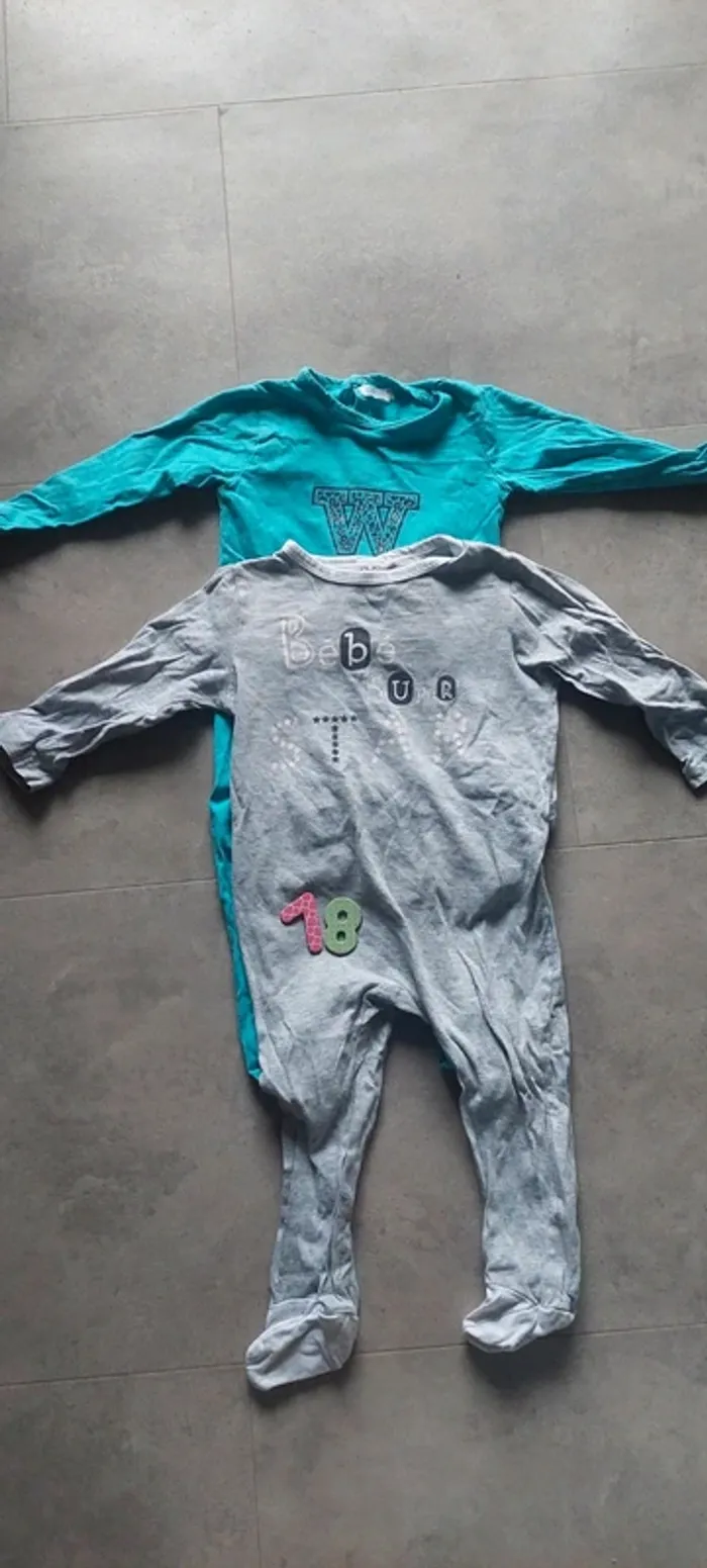 Lot 2 pyjama 18 mois - photo numéro 2