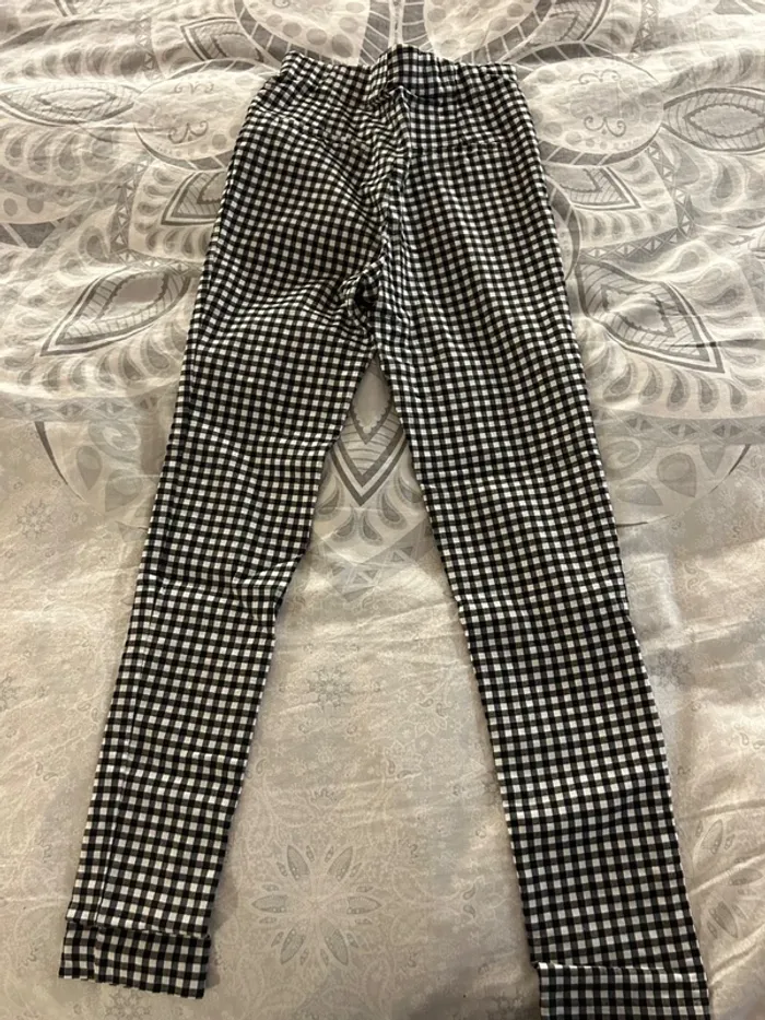 Pantalon style legging à carreaux - photo numéro 2