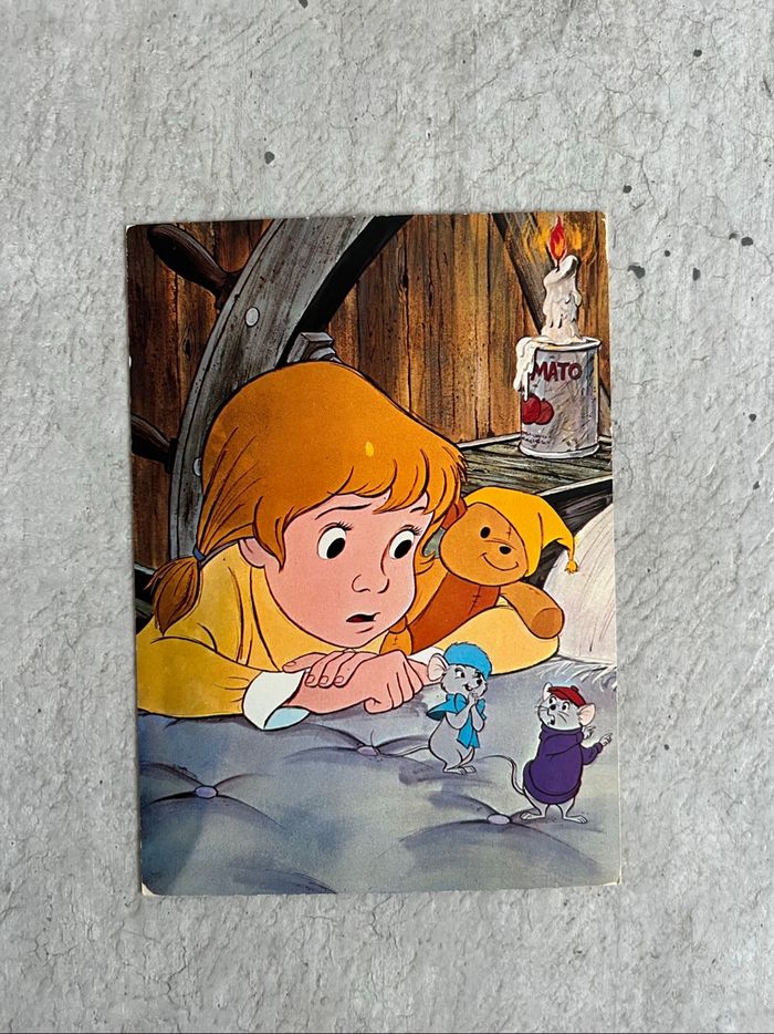 Carte Bernard et Bianca lit