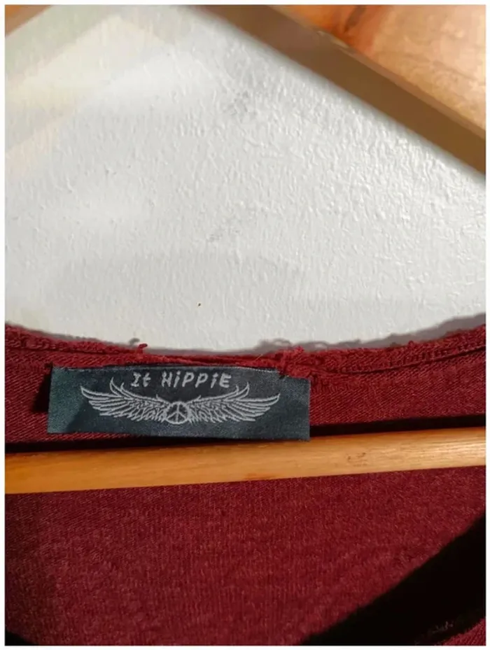 C21 pull bordeaux Ze Hippie 38 - photo numéro 3