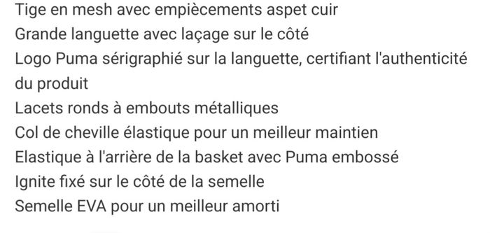 Basket femme  PUMA - POINTURE 37 - photo numéro 9