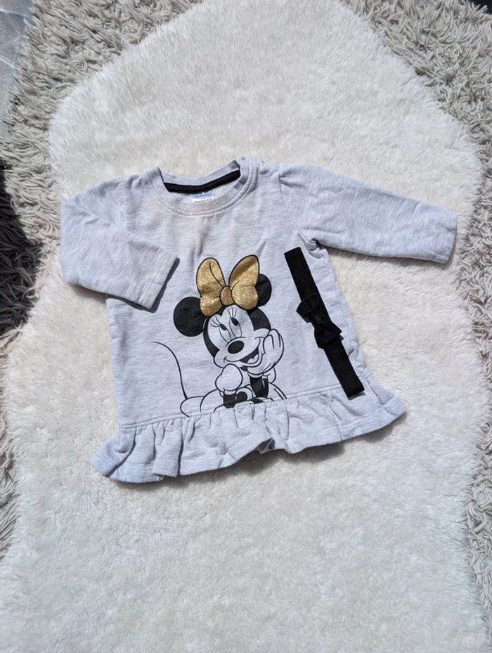 Robe Minnie 6-12 mois+ bandeau