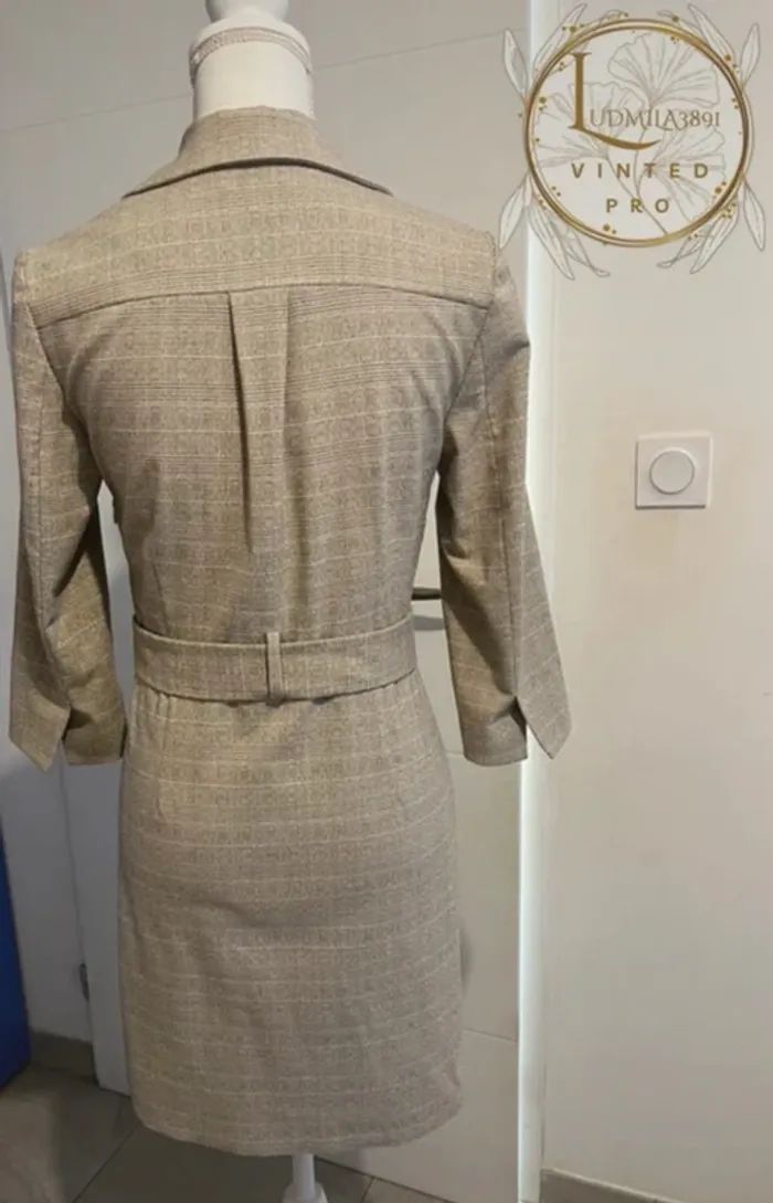 Robe tailleur Morgan beige 231-Reva.f T38 - photo numéro 2
