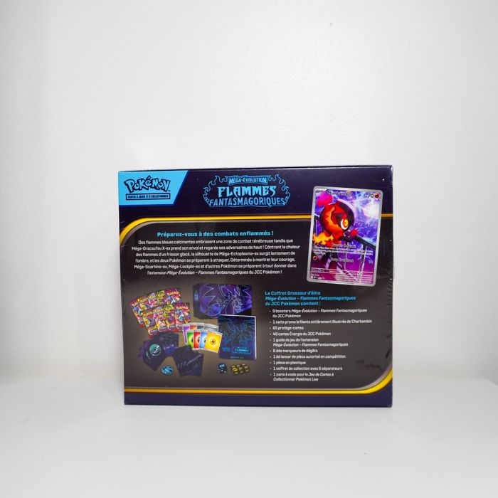 Pokémon ETB Flammes Fantasmagoriques ME02 - Neuf Scellé FR État Clinique - photo numéro 5