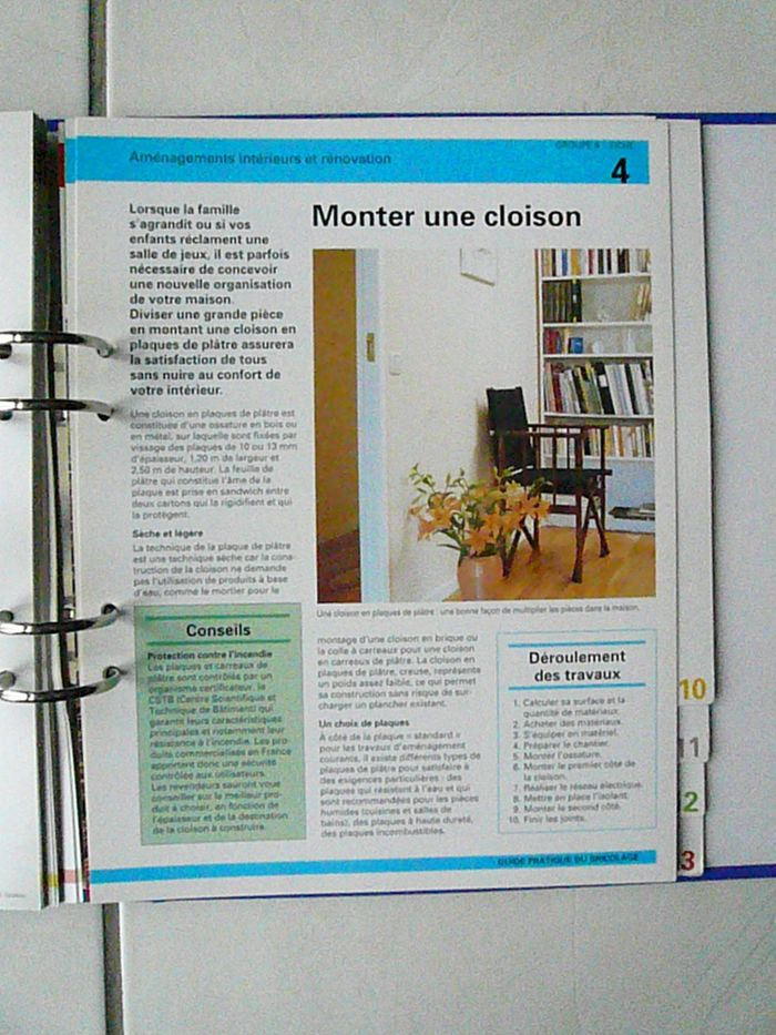 Fiches « Guide pratique du bricolage » neuf - photo numéro 4