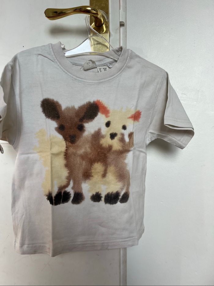 T-shirt H&M Rop Van Mierlo blanc 4A TBE