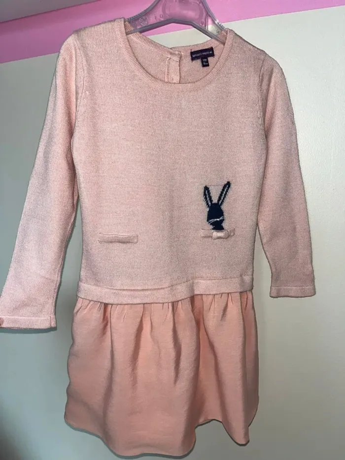 Robe sergent major bi matière