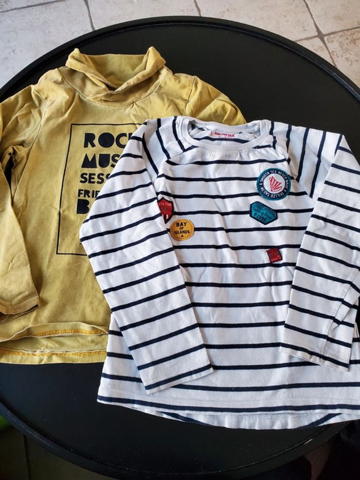 Lot 2 t-shirts manches longues 6 ans Orchestra