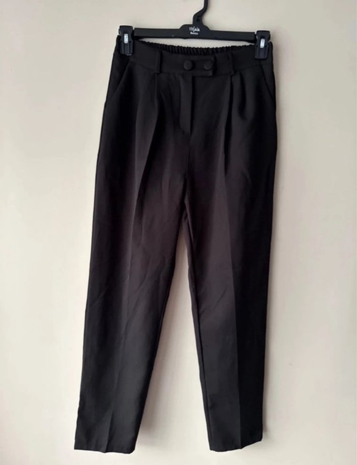 👚👖Ensemble blazer + pantalon noir femme - taille unique new collection- neuf - photo numéro 3